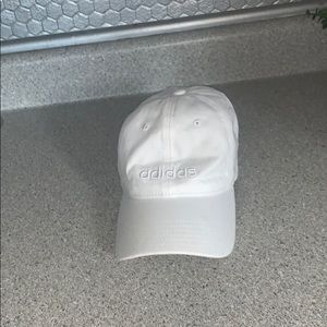 white adidas hat